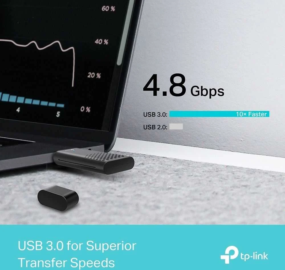 TP-LINK | AX1800 dviejų juostų „Wi-Fi 6“ belaidis USB adapteris | Archer TX20U