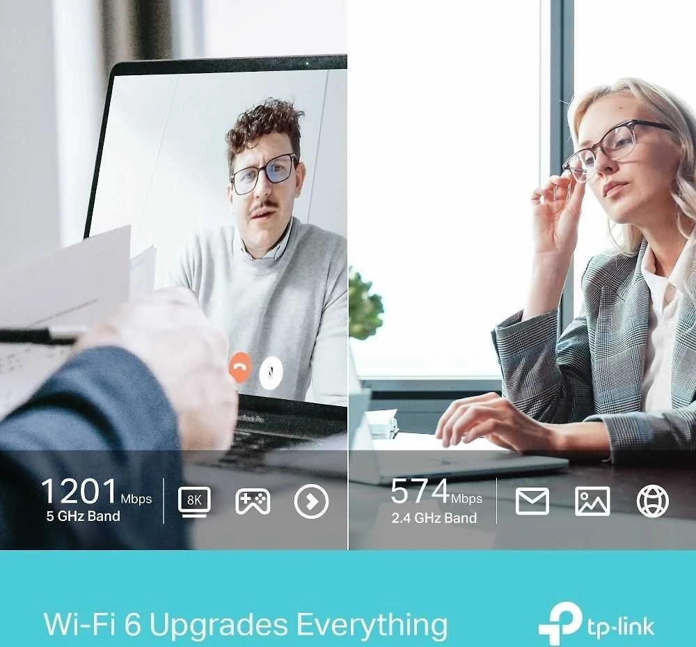 TP-LINK | AX1800 dviejų juostų „Wi-Fi 6“ belaidis USB adapteris | Archer TX20U