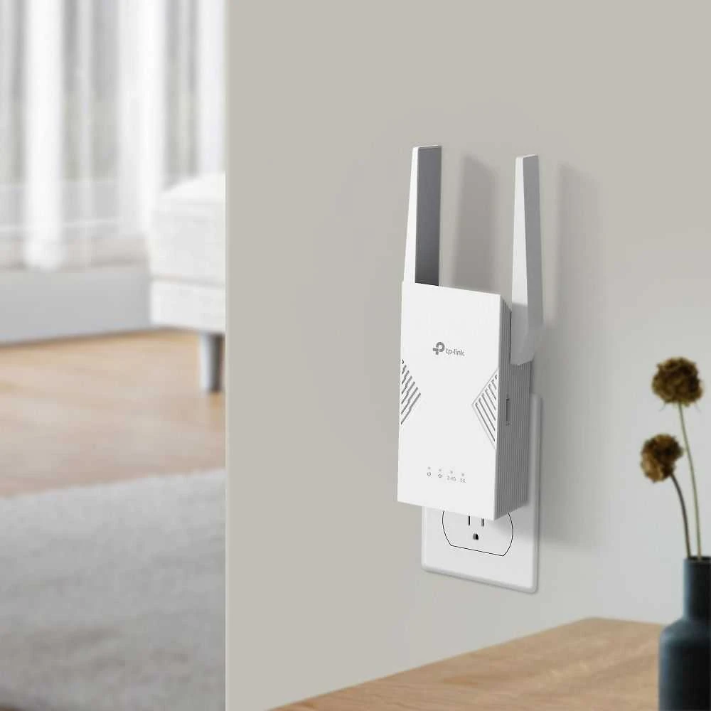 Maršrutizatorius TP-LINK BE3600 dviejų dažnių „Wi-Fi 7“ diapazono ilgintuvas | RE235BE | 802.11ax | 688/2882 Mbit/s | Ethernet LAN (RJ-45) jungtys 1 | MU-MiMO Ne | ne PoE | Antenos tipas Išorinė