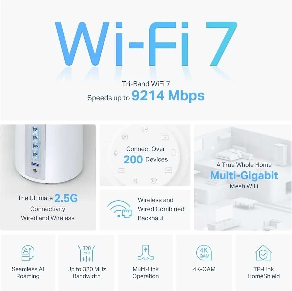 Maršrutizatorius TP-Link Deco BE65(1-pack)