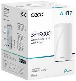 Maršrutizatorius TP-Link Deco BE85(1-pack) WiFi7 Mesh (BE22000, 2,4 GHz / 5 GHz / 6 GHz, 1x10GbELAN / WAN, 1xSFP+ / 10GbELANcombo, 2x2,5GbELAN / WAN, 1xUSB)
