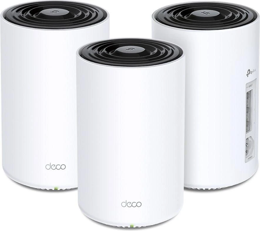 Maršrutizatorius TP-Link Deco PX50 (3 paketų) „WiFi6 Powerline Mesh“ (AX3000, 2,4 GHz / 5 GHz, 3 x GbELAN / WAN)