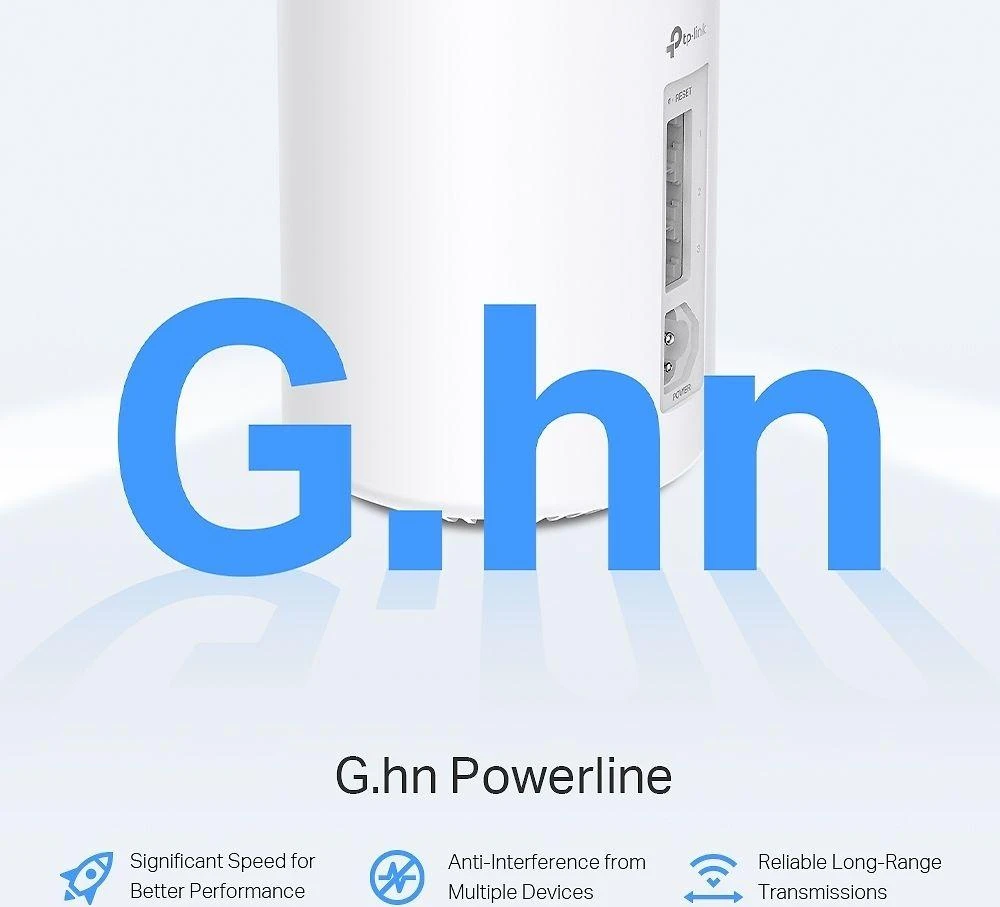 Maršrutizatorius TP-Link Deco PX50 (3 paketų) „WiFi6 Powerline Mesh“ (AX3000, 2,4 GHz / 5 GHz, 3 x GbELAN / WAN)