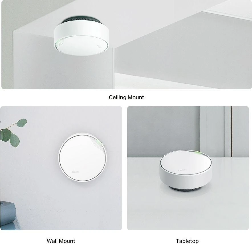 Maršrutizatorius TP-LINK | AX3000 viso namo „Whole Home WiFi 6“ sistema su „PoE“ | „Deco X50-PoE“ (1 vnt. pakuotė) | 802.11ax | Ethernet LAN (RJ-45) jungtys 1 | Tinklo palaikymas: Taip | MU-MiMO: Taip | Ne, mobilusis plačiajuostis ryšys: | Antenos tipas: Vidinė