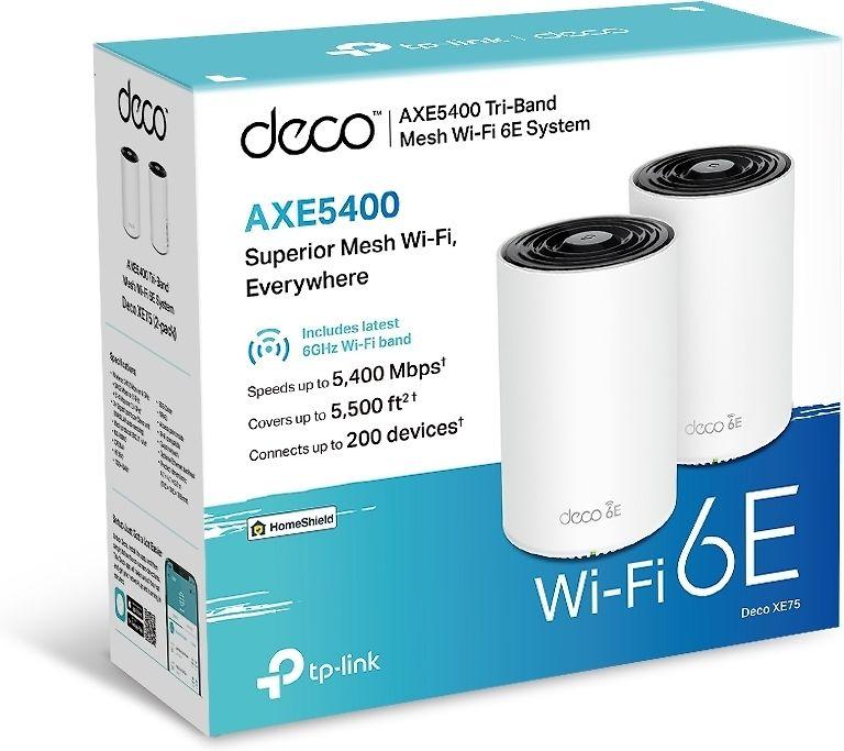 Maršrutizatorius TP-Link Deco XE75 (2 vnt. pakuotė)