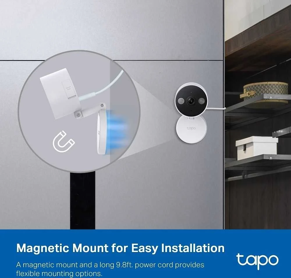 TP-LINK | Namų apsaugos kamera su „Wi-Fi“ | Tapo C120 | 24 mėn. | Kompaktiška | 4 MP | 3,17 mm | IP66 | H.264 | „MicroSD“ iki 512 GB