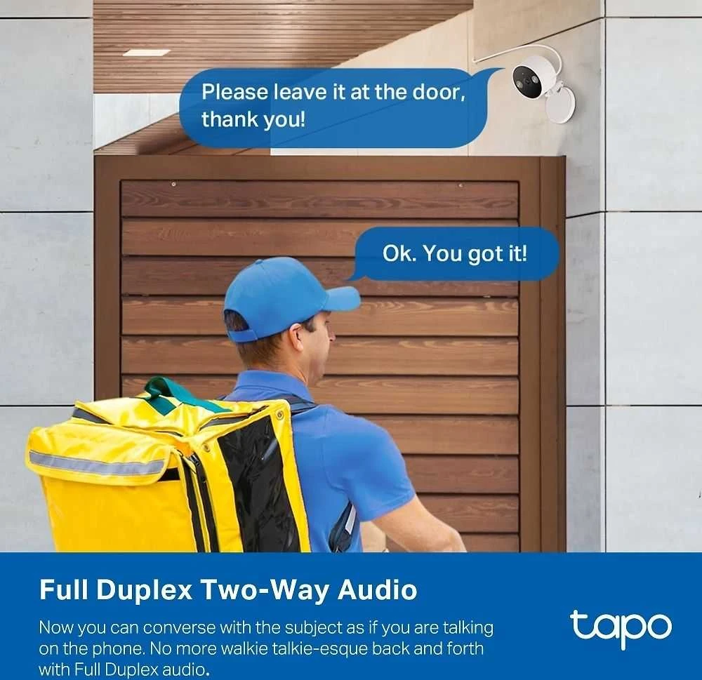 TP-LINK | Namų apsaugos kamera su „Wi-Fi“ | Tapo C120 | 24 mėn. | Kompaktiška | 4 MP | 3,17 mm | IP66 | H.264 | „MicroSD“ iki 512 GB