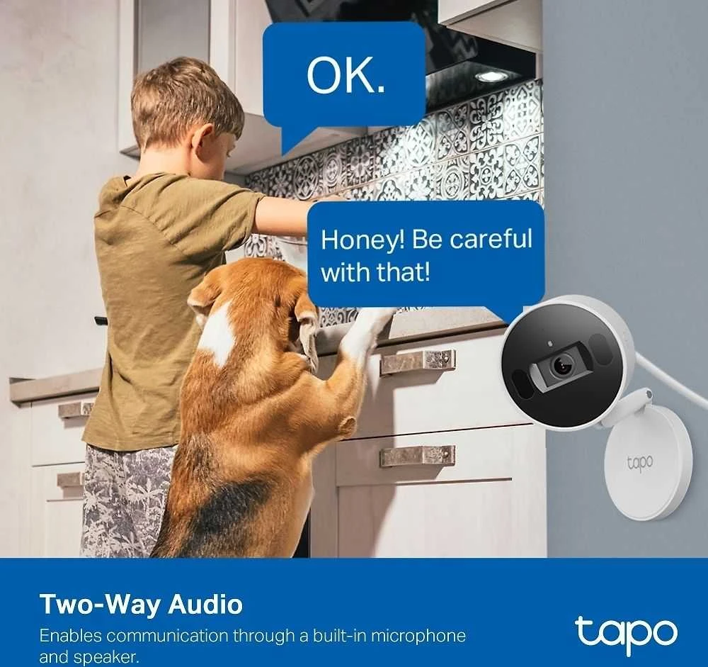 Tinklo Kamera - TP-LINK Tapo C125 4MP 140° FOV Naktinis Matymas 9.14m