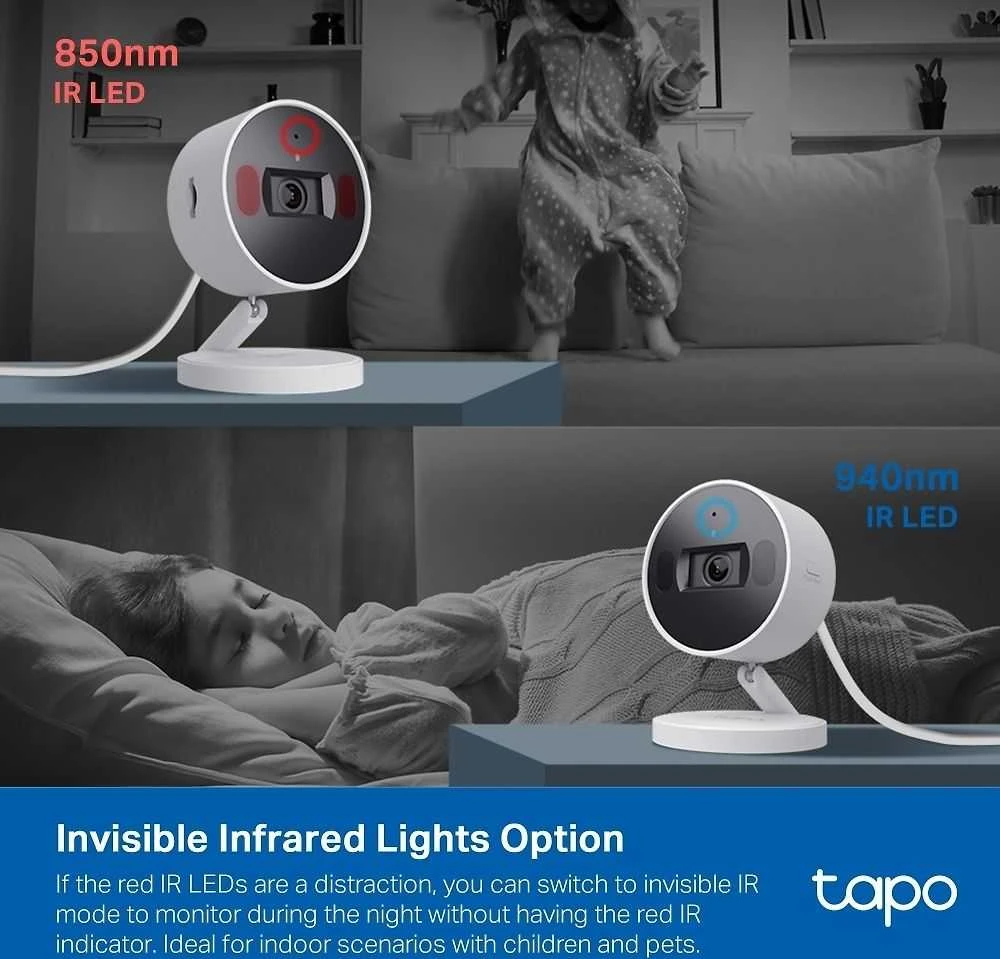 Tinklo Kamera - TP-LINK Tapo C125 4MP 140° FOV Naktinis Matymas 9.14m