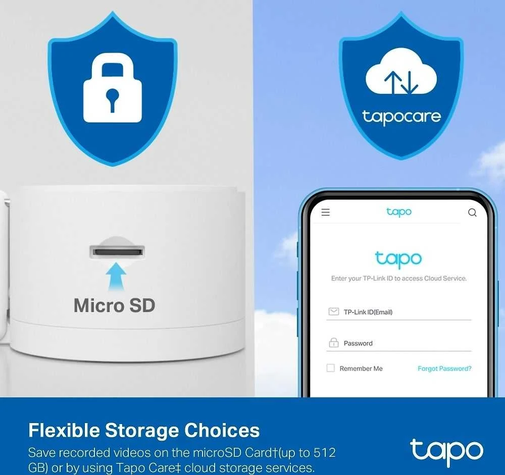 Tinklo Kamera - TP-LINK Tapo C125 4MP 140° FOV Naktinis Matymas 9.14m