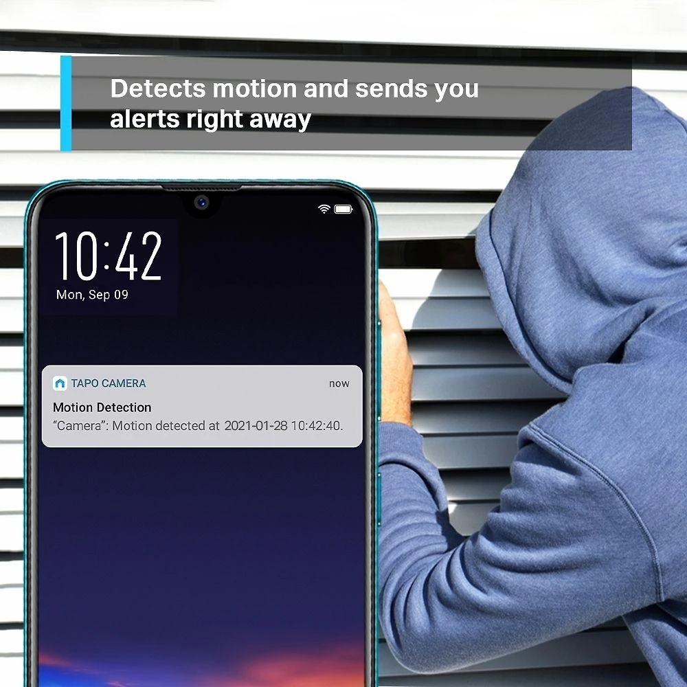 TP-LINK | Pan / Tilt Home Security Wi-Fi kamera | Tapo C210 | 3 MP | 4mm/F/2.4 | Privatumo režimas, garso ir šviesos signalizacija, judesio aptikimas ir pranešimai, naktinis matymas | H.264 | Micro SD, maks. 256 GB