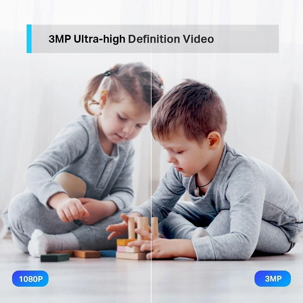 TP-LINK | Pan / Tilt Home Security Wi-Fi kamera | Tapo C210 | 3 MP | 4mm/F/2.4 | Privatumo režimas, garso ir šviesos signalizacija, judesio aptikimas ir pranešimai, naktinis matymas | H.264 | Micro SD, maks. 256 GB