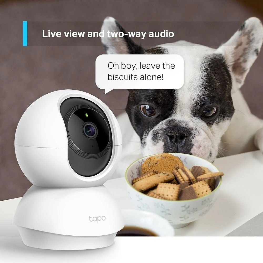 TP-LINK | Pan / Tilt Home Security Wi-Fi kamera | Tapo C210 | 3 MP | 4mm/F/2.4 | Privatumo režimas, garso ir šviesos signalizacija, judesio aptikimas ir pranešimai, naktinis matymas | H.264 | Micro SD, maks. 256 GB