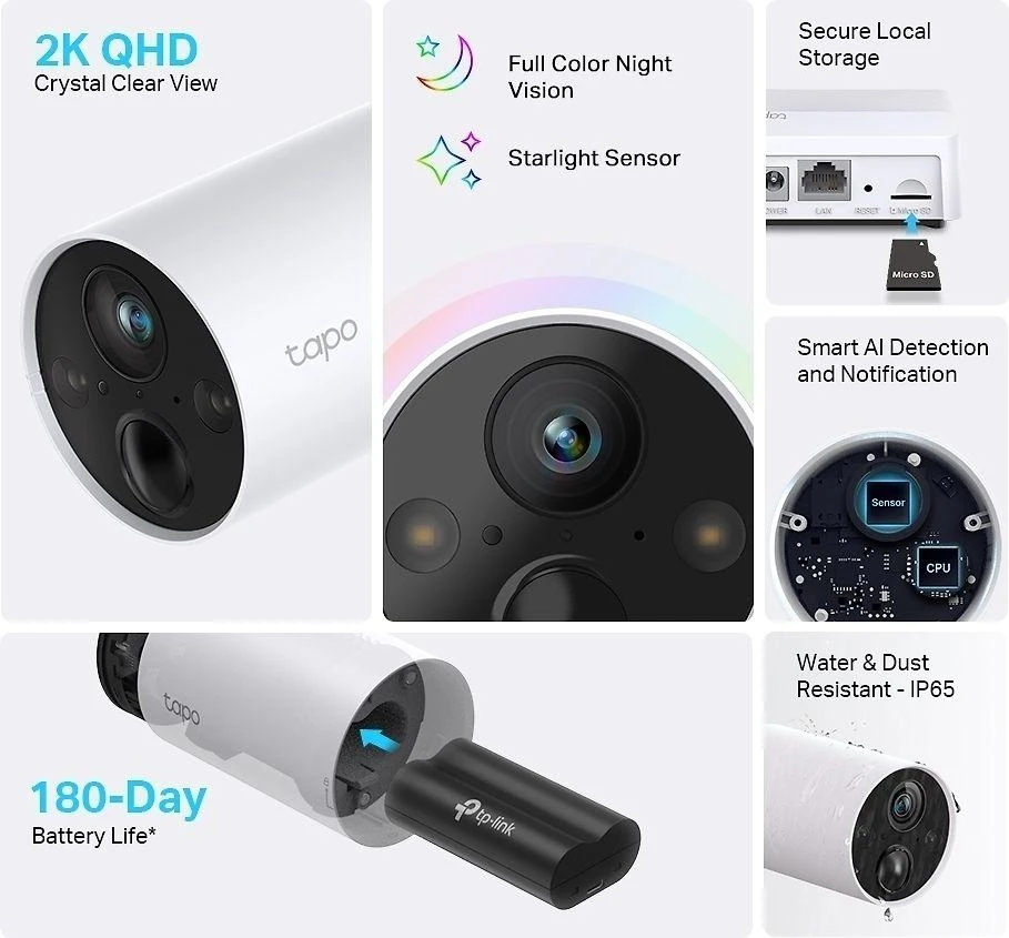 TP-LINK TPLINK IP-Kamera IPKamera Tapo C420S1 (TAPO C420S1)