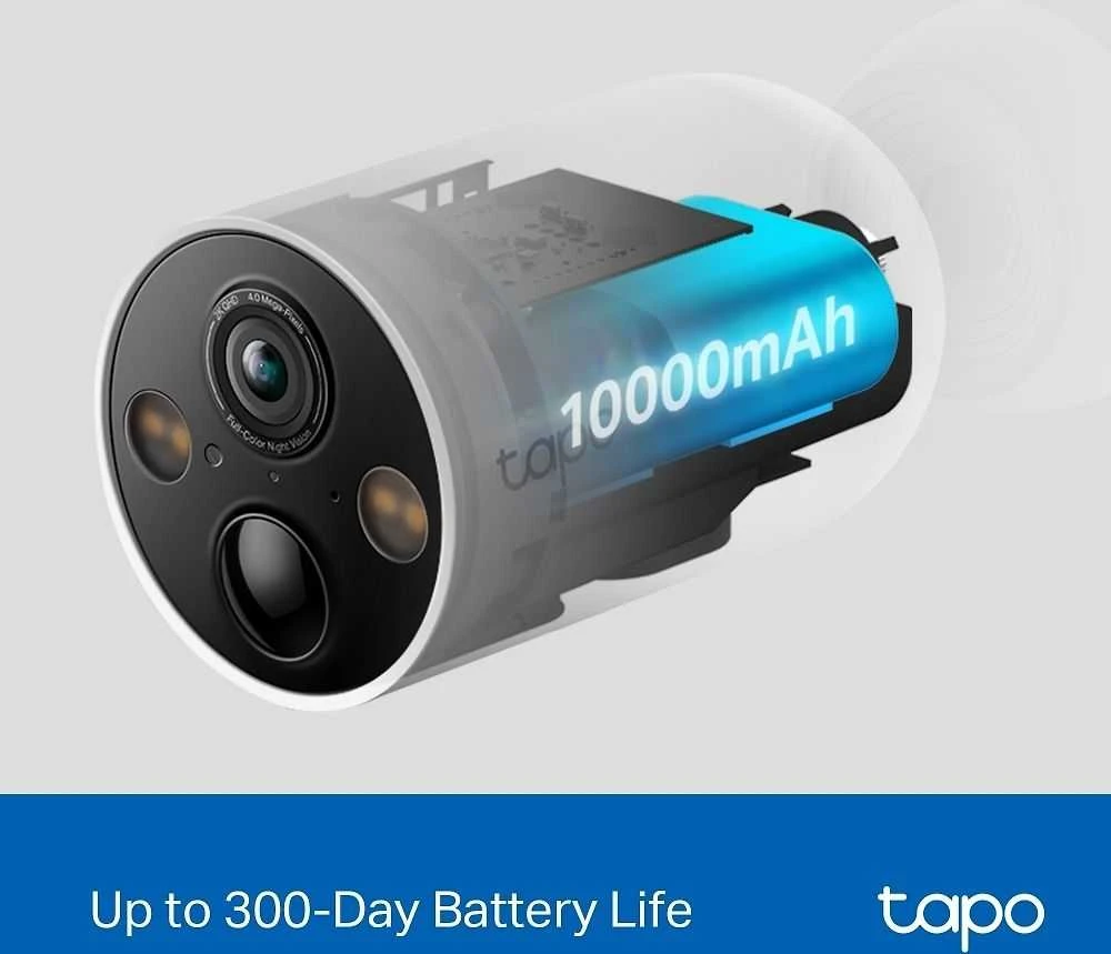 TP-LINK | Išmanioji belaidė apsaugos kamera | Tapo C425 | 24 mėn. | Kulka | 4 MP | F/2.1 | IP66 | H.264 | „MicroSD“, iki 512 GB
