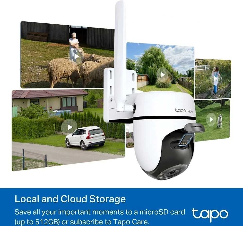 TP-Link lauko panoraminė/pakreipiama 4G LTE kamera