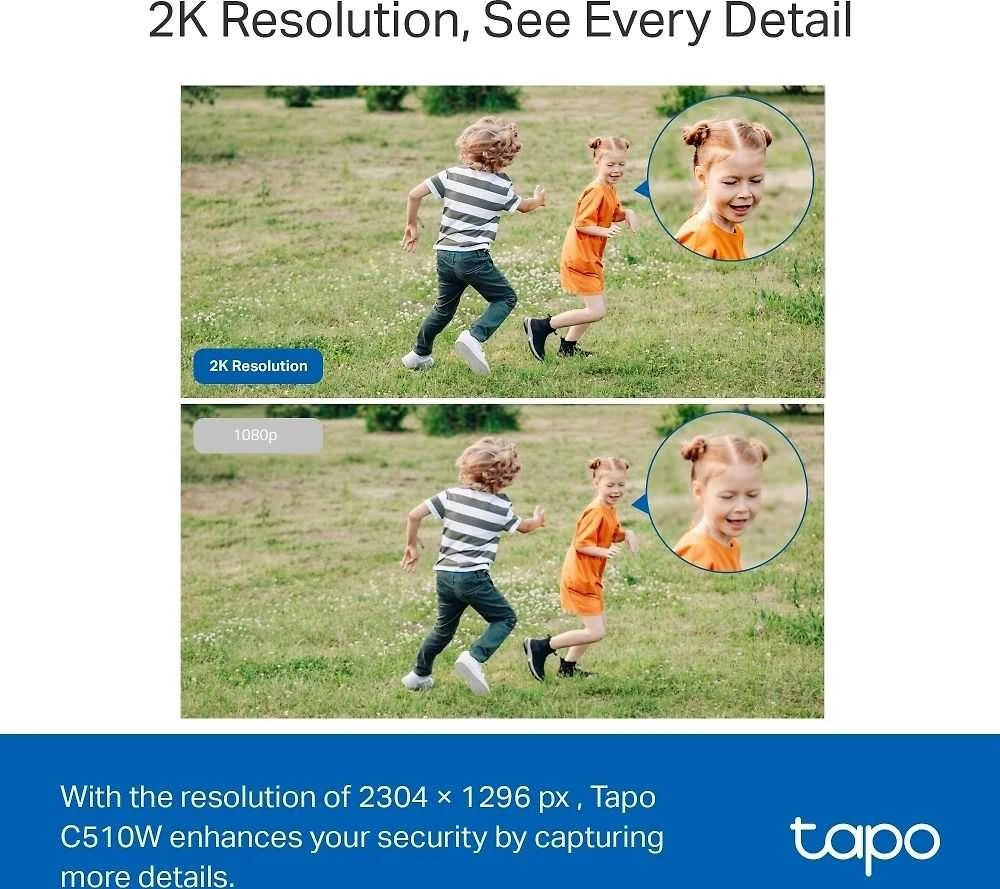 Lauko Kamera - TP-Link Tapo C510W 2304 x 1296 Pikseliai