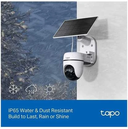 TP-Link Tapo C610 KIT saulės energija varomas panoraminio/pakreipimo apsaugos kamerų rinkinys | TP-LINK