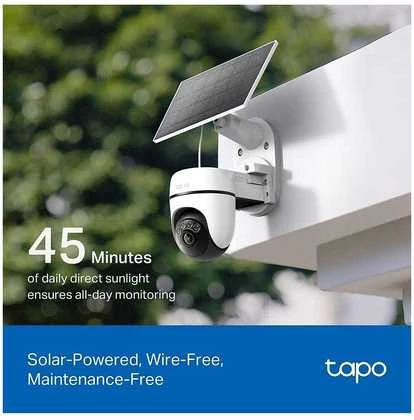TP-Link Tapo C610 KIT saulės energija varomas panoraminio/pakreipimo apsaugos kamerų rinkinys | TP-LINK