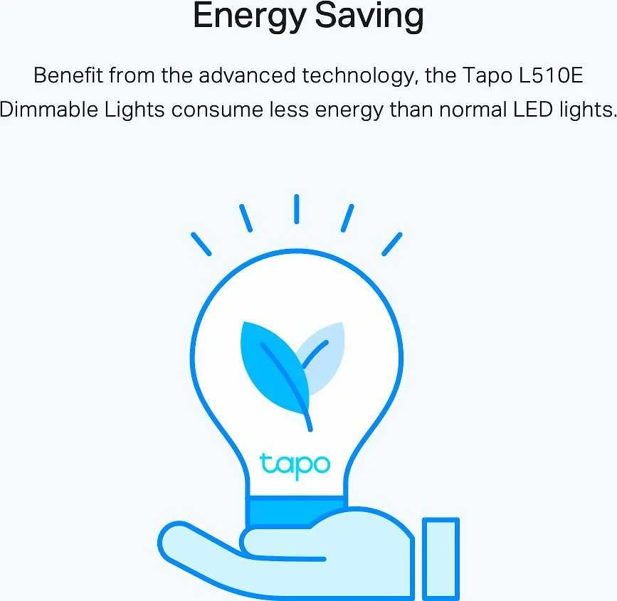 TP-LINK Smart Wi-Fi Light Bulb Dimmable 2.4GHz IEEE 802.11b/g/n E27 Base 220–240 V 50/60 Hz 806 lm 8.7W