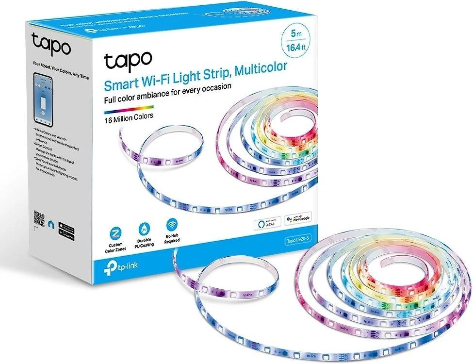 TP-LINK | Šviesos juostelė | Tapo L920-5 | IEEE 802.11 b/g/n | Daugiaspalvis