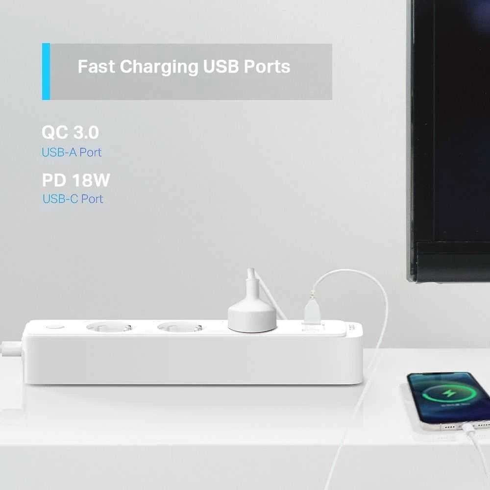 TP-LINK TP-LINK išmanusis „Wi-Fi“ maitinimo blokas TAPO P300 (TAPO P300)