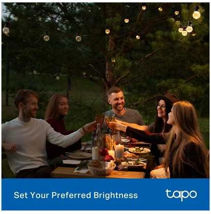 TP-Link Tapo P410M, Lauko, Juoda, Namams, IP54, Būsena, Belaidis