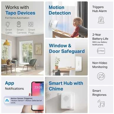 TP-LINK - Tapo T30 išmaniojo jutiklio pradinis rinkinys