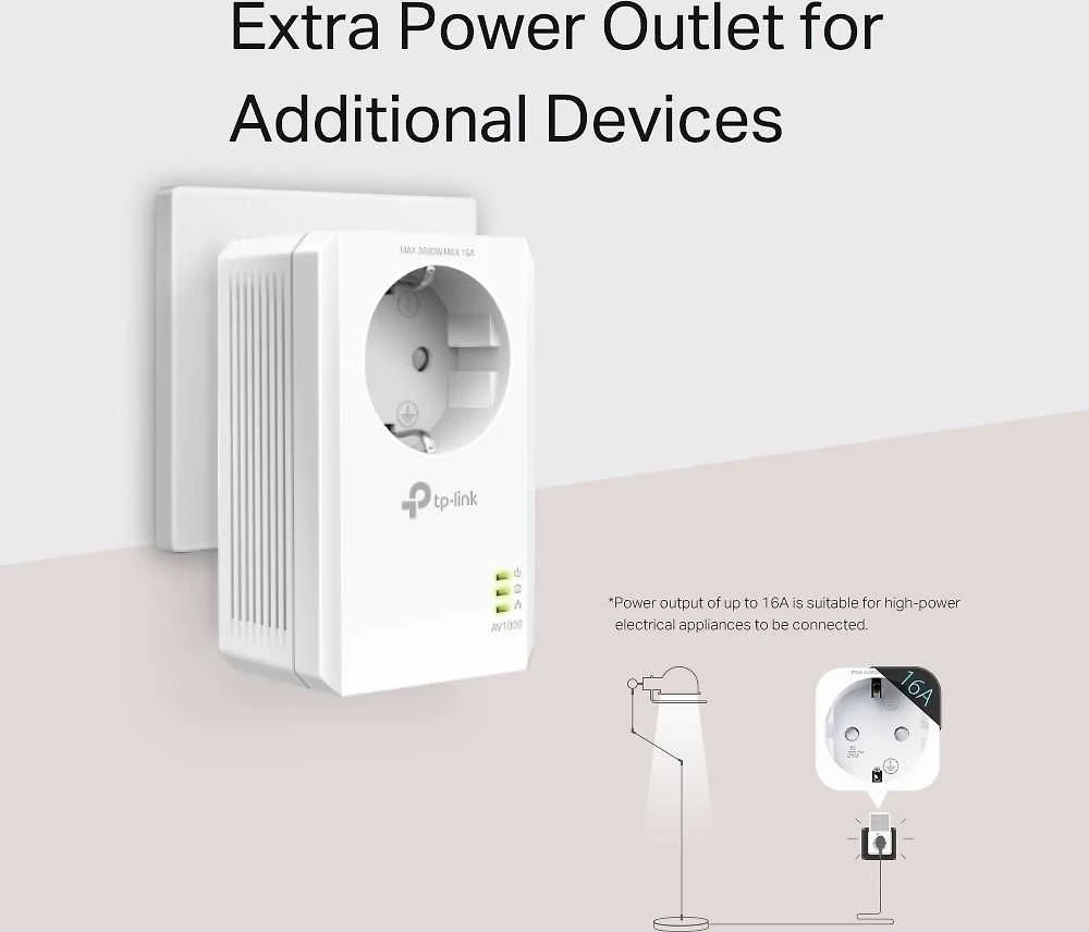 TP-LINK TL-PA7017P RINKINYS Powerline adapteris, 2vnt