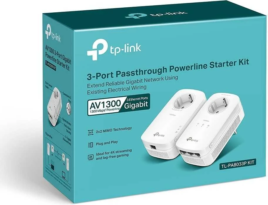 TP-LINK TP-LINK Power-LAN PowerLAN TL-PA8033P TLPA8033P RINKINYS (TL-PA8033P (TLPA8033P rinkinys)