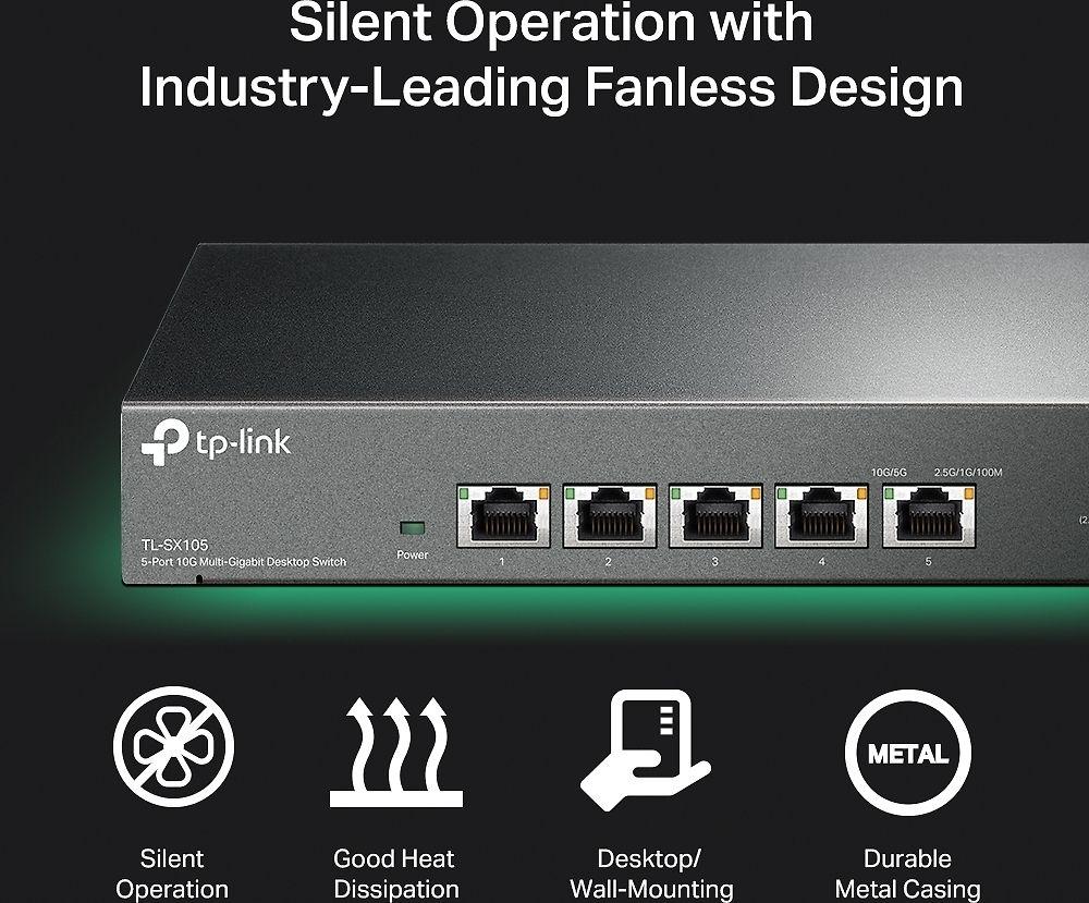 Šakotuvas TP-LINK TP-LINK komutatorius TL-SX105 TLSX105 (TL-SX105) (TLSX105)
