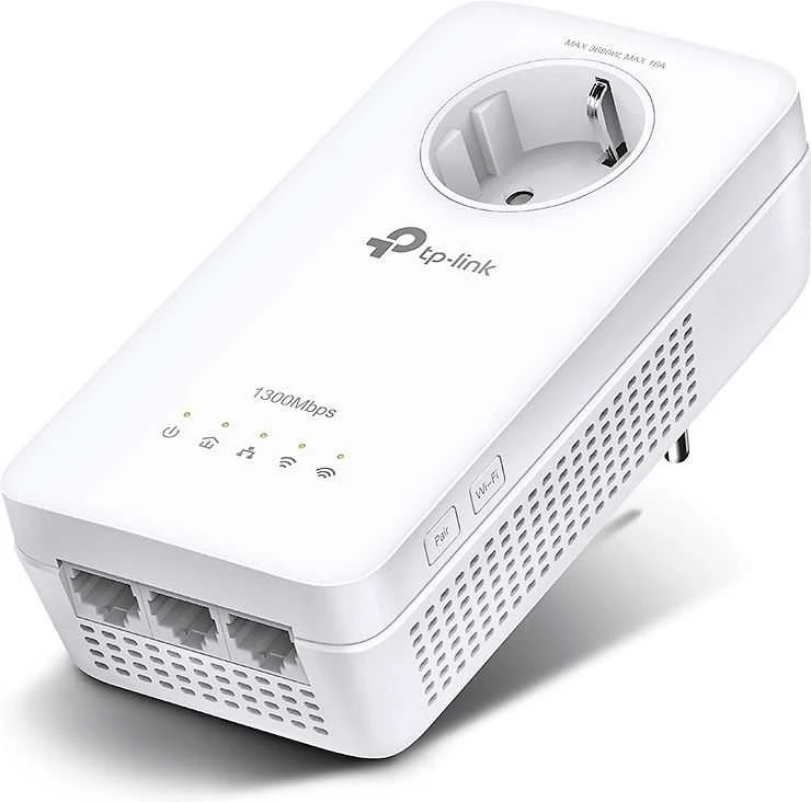 TP-LINK | AV1300 Gigabit Passthrough Powerline AC1200 Wi-Fi plėstuvas | TL-WPA8631P | 1300 Mbit/s | Ethernet LAN (RJ-45) jungtys 3 | Nėra „Wi-Fi“ | Papildomas lizdas