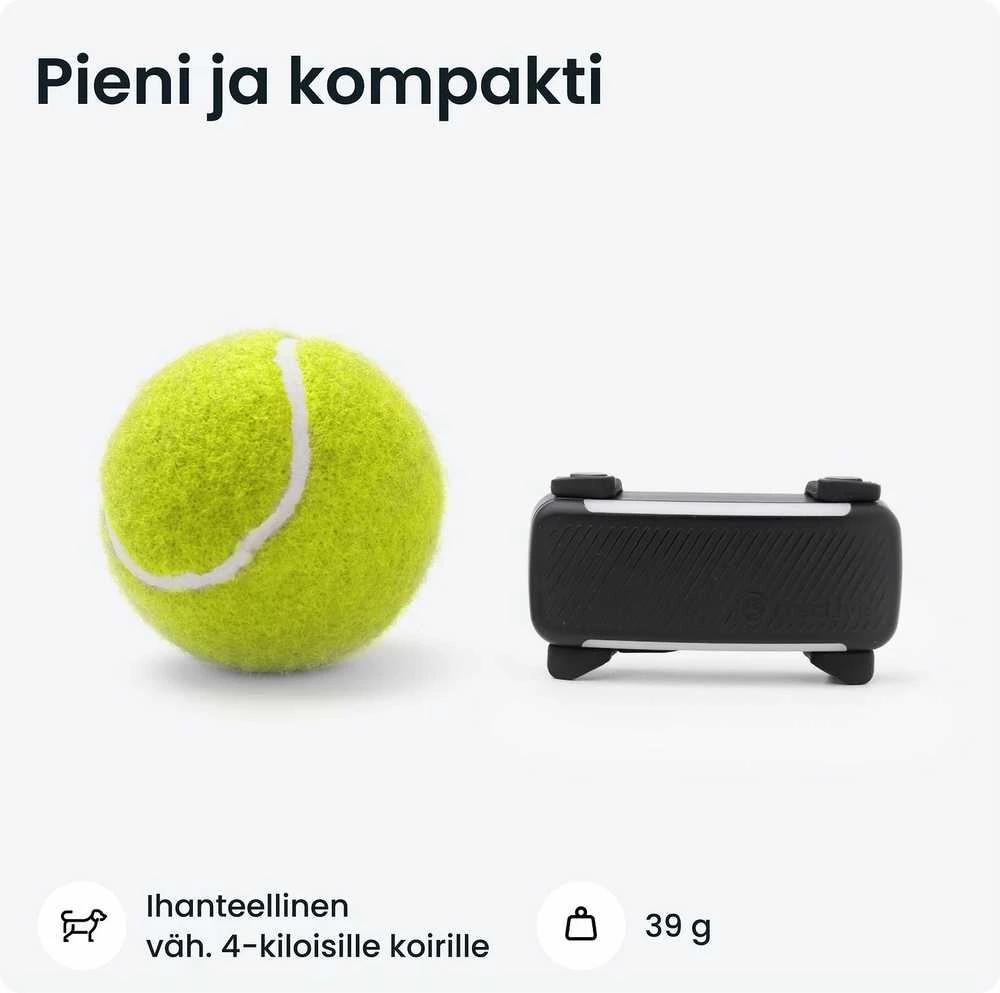 Tractive GPS sekimo įrenginys šunims, realaus laiko stebėjimas, sveikatos stebėjimas, juodas, TG6A
