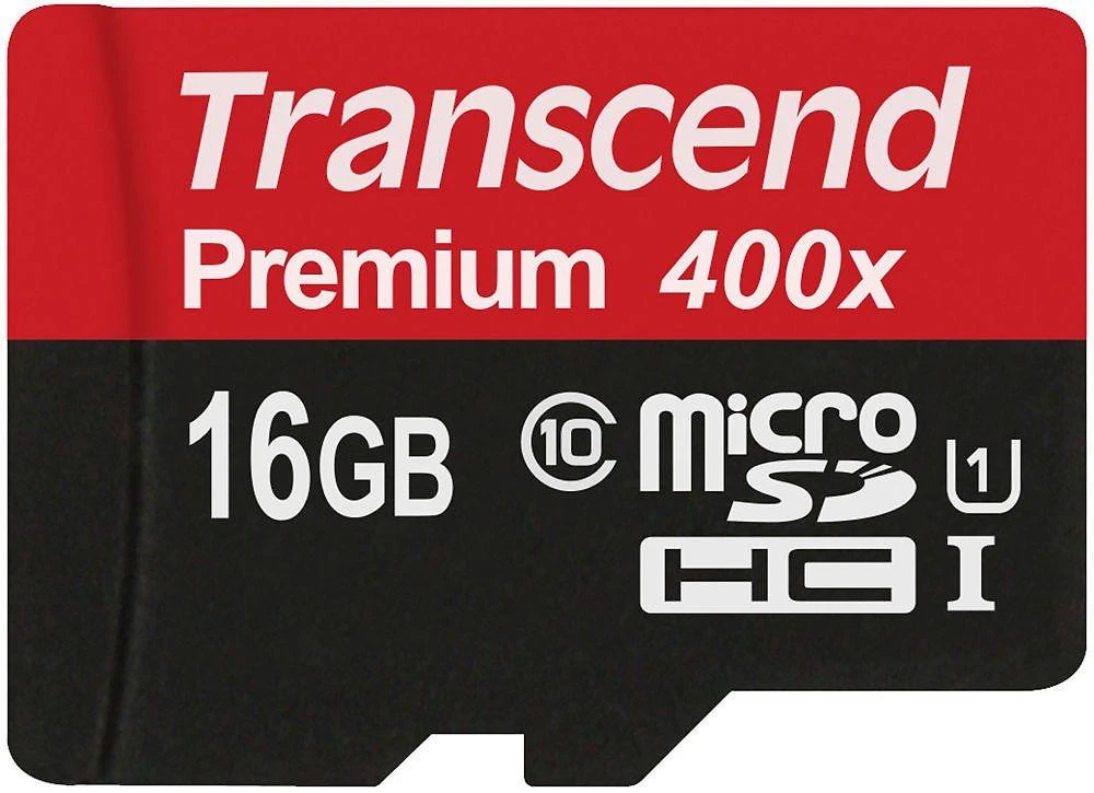 Atminties kortelė TRANSCEND 16GB Micro SDHC Class 10 UHS-I su adapteriu