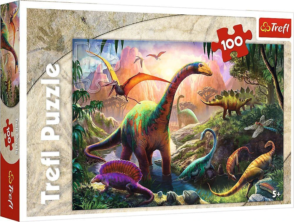 Trefl Dėlionė 100 vnt. - Dinozaurai