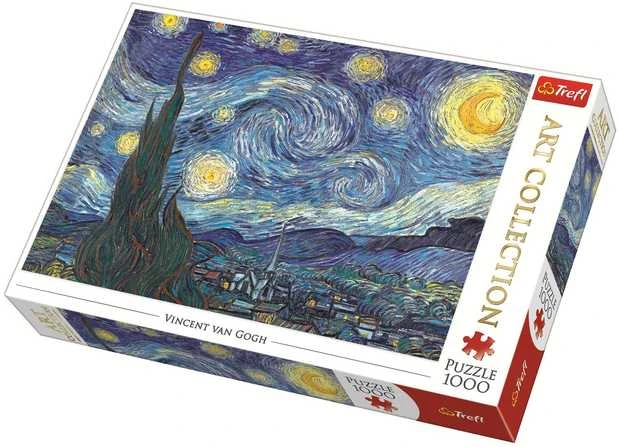 Trefl Dėlionė 1000 vnt. - Vincentas van Gogas: Žvaigždėta naktis