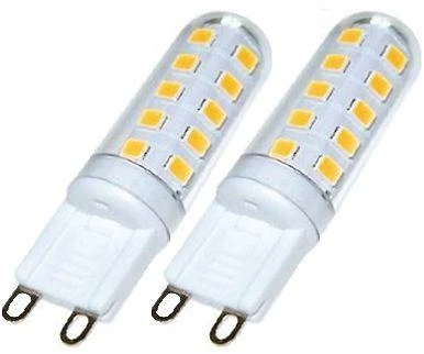 Trio G9 LED lempa, 3000 K, 300 lm, pakuotėje 2, reguliuojamas