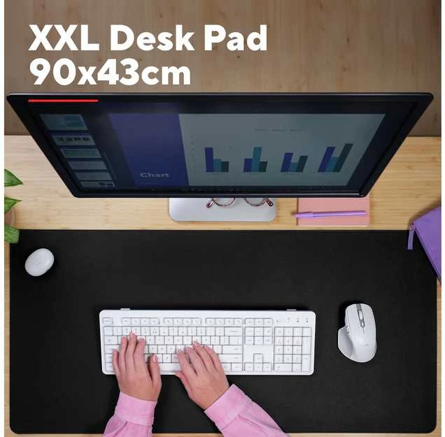 Trust podložka pod pelė XXL Benya, juoda