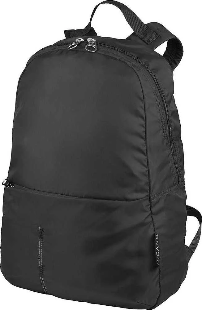 Tucano Compatto Eco XL -kokoontaitettava reppu, musta
