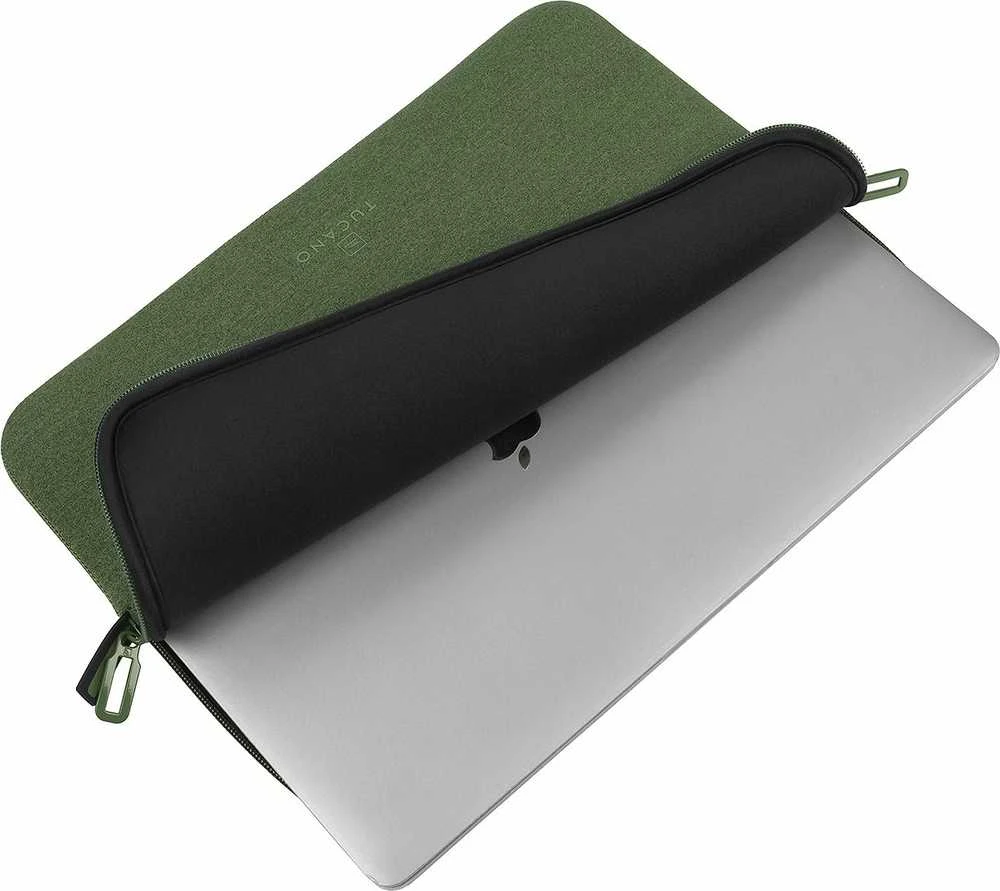 Krepšys kompiuteriui Tucano Melange Sleeve 15.6″ for laptop 15.6″ žalios spalvos