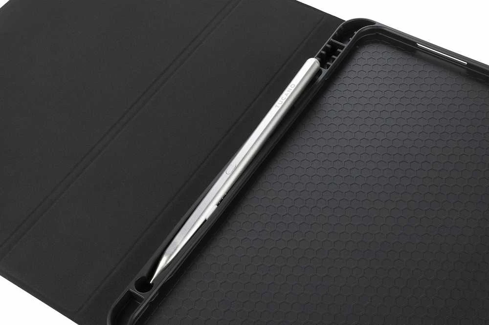 Dėklas Tucano Up Plus skirtas Apple iPad Air 11″ M2 2024 / M3 2025 / M4 2026 / Apple iPad Air 10.9″ (2022/2020) juodos spalvos