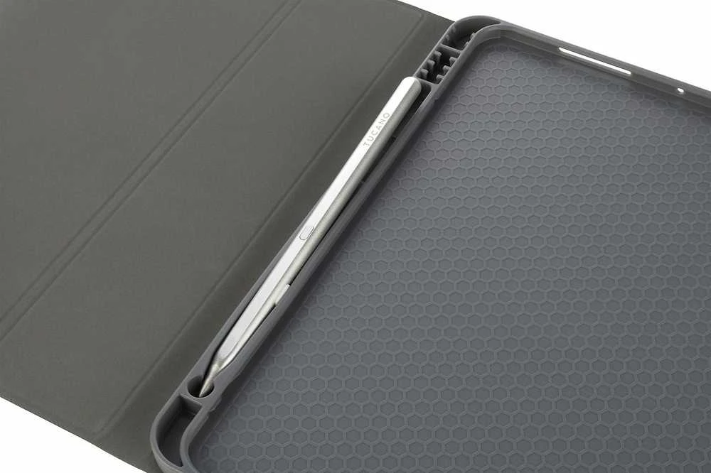 Case Tucano Up Plus skirtas iPad Air 11″ M2 2024 / M3 2025 / M4 2026 / iPad Air 10.9″ (2022/2020) pilkos spalvos