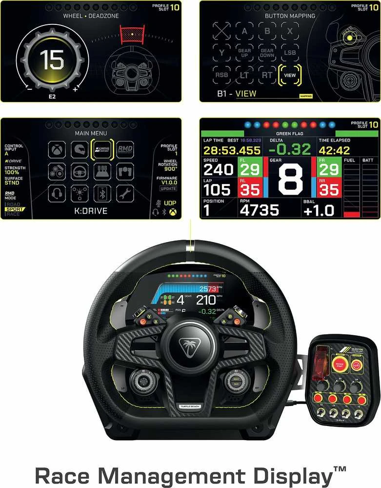 Turtle Beach VelocityOne lenktynės