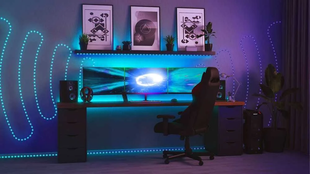 Lubinis šviestuvas „Twinkly | Dots“ išmaniosios LED lemputės 200 RGB (daugiaspalvės), 10 m, skaidrios | RGB – daugiau nei 16 mln. spalvų