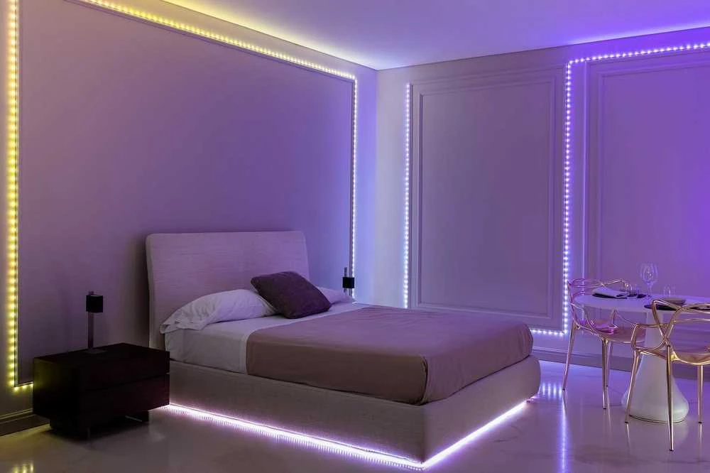 Lubinis šviestuvas „Twinkly Dots“ išmaniosios LED lemputės, 400 RGB (daugiaspalvės), 20 m, permatomas RGB laidas, 16 mln.+ spalvų