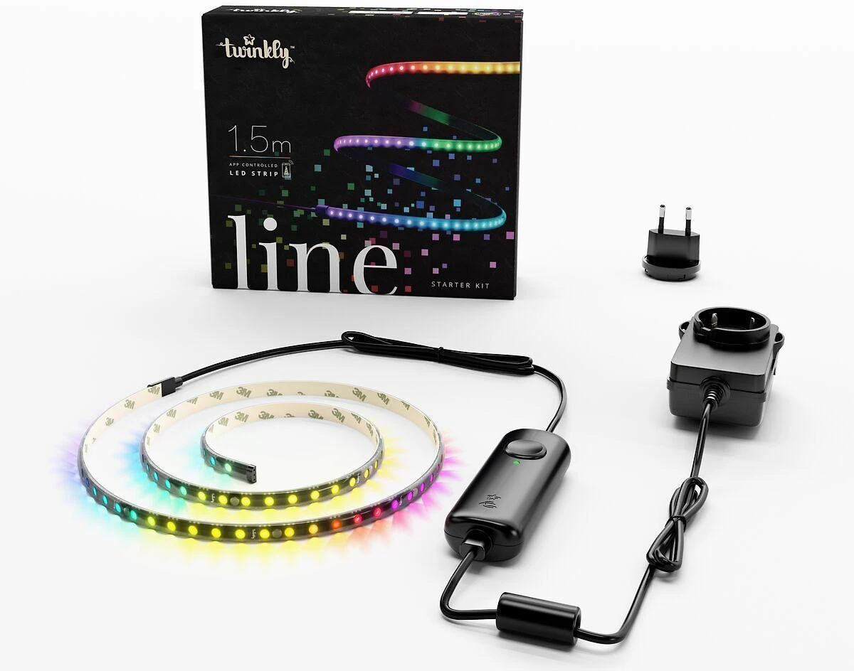 Twinkly Line 90 LED išmanioji juosta, 1.5 m, RGB LED