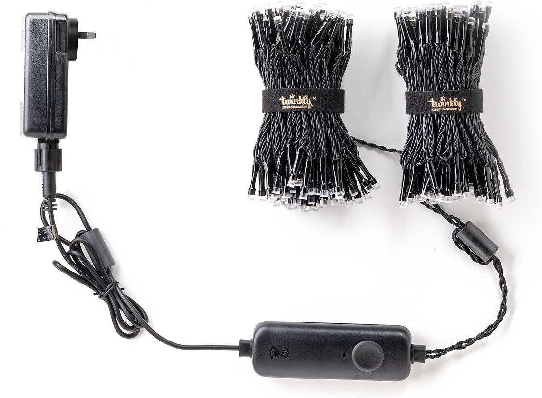 Kalėdinė išmanioji lempučių girlianda Twinkly Strings 400L 5mm RGBW