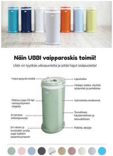 Ubbi - baltas, vaipparoskis