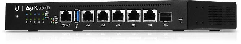 Maršrutizatorius Ubiquiti „EdgeRouter“ 6P Ethernet (RJ-45) jungtys, 4 branduolių MIPS64 | Ubiquiti | „EdgeRouter“ 6P