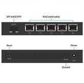 Maršrutizatorius „Ubiquiti EdgeRouter X“, 5 prievadai, SFP, gigabito, pasyvus PoE, Juodas ER-X-SFP / UBI-ER-X-SFP